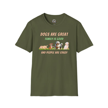 Dogs Are Great - premium t-shirt