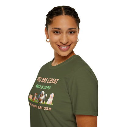 Dogs Are Great - premium t-shirt